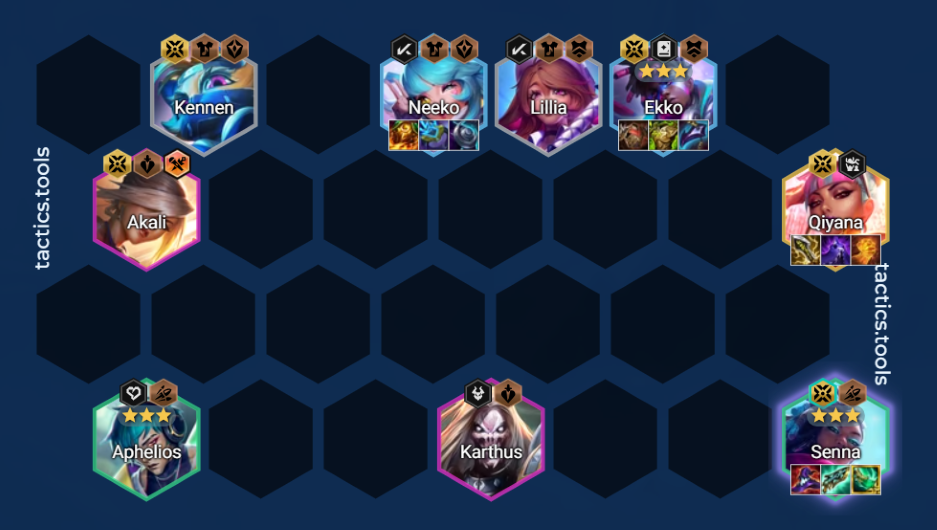 TFT How to play the composition Senna reroll True Damage